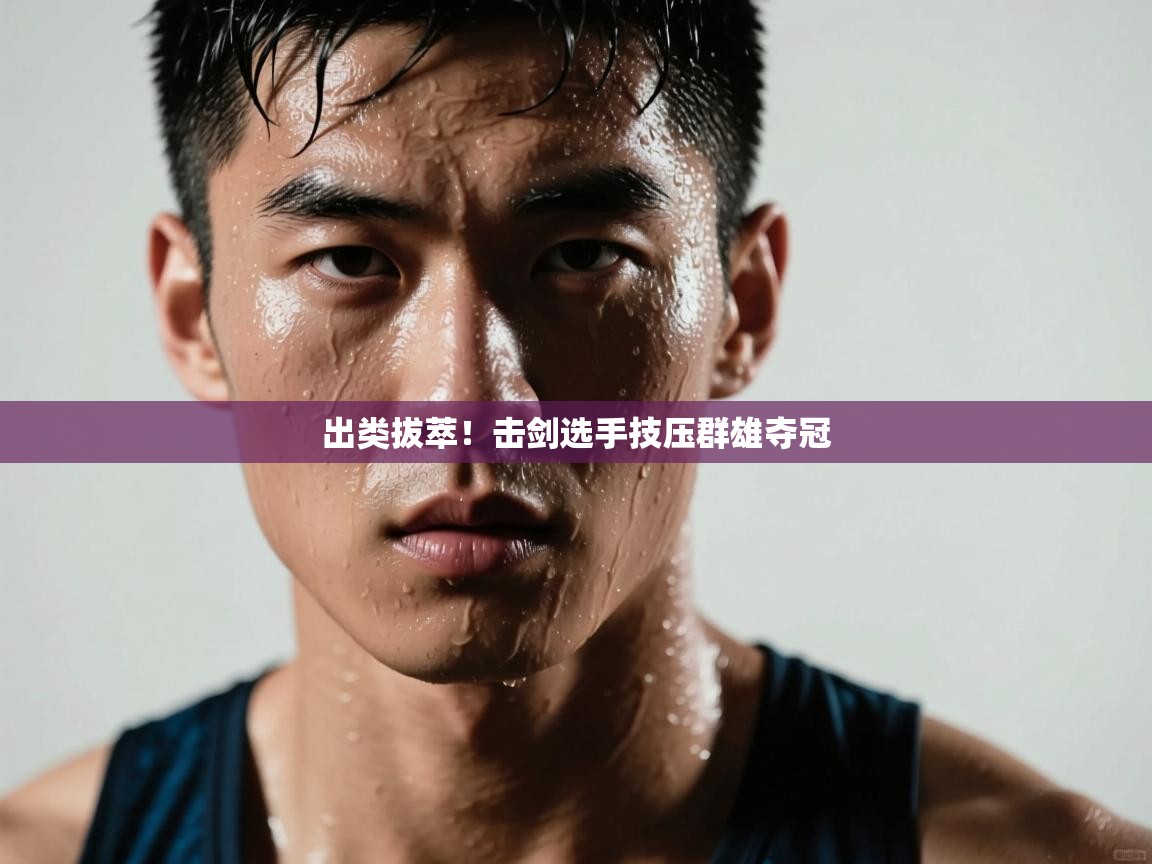 出类拔萃！击剑选手技压群雄夺冠  第1张